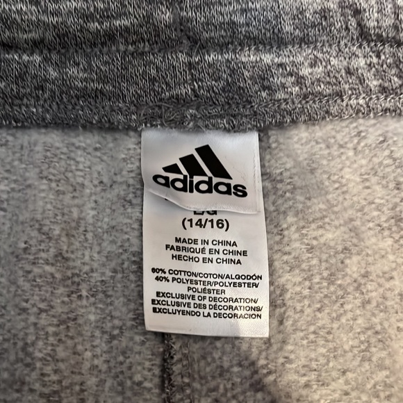 Adidas Grey Sweatpants Size 14-16 - Picture 8 of 8